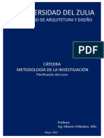 Curso Metodología de La Investigación (Mayo 2022)