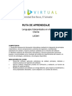 Ruta Aprendizaje LIC 2021