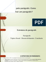 Redação Do Paragrafo= Aula 1