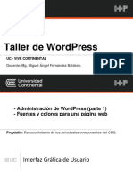 Sesión 3 Administración de Wordpress 1