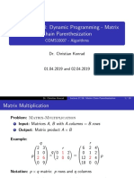 17 Dynamic Programming Matrix Chain Multiplication No Pause