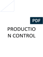 PRODUCTION CONTROL Project