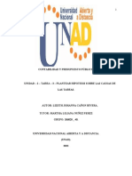 Unidad 2 Tarea 3 Plantear Hipótesis Sobre Las Causas de Las Tareas