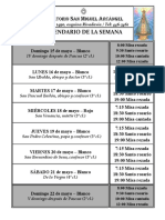 Calendario semanal