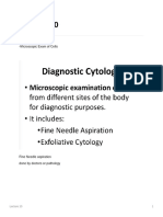 Diagnostic Cytology - Microscopic Exam of Cells
