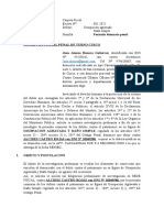 Denuncia Penal de Usurpación y Daños