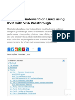 Running Windows 10 On Linux Using KVM With VGA Passthrough - Heiko's Blog
