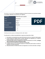 Tarea Clase 7 Mate Sistema Ecuacion Lineal