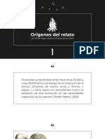 Orígenes del relato: La necesidad humana por la ficción