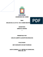 Analisis de La LEy No. 108 05 Sobre Registro Inmobiliario