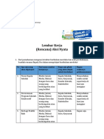 Lembar Kerja Rencana Aksi Nyata