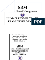 School-Based Management: Human Resource and Team Development