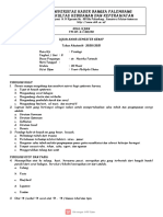 UAS Fisiologi S1 Keperawatan 2020-2021