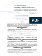 Ukaz o Proglašenju Zakona o Inspekciji Rada: Predmet