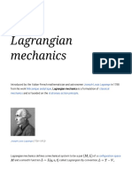 Lagrangian Mechanics - Wikipedia