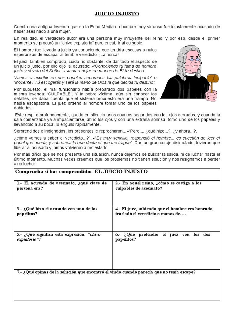 Juicio Injusto | PDF
