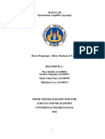 MAKALAH KELOMPOK 4 Operational Amplifier [op-amp]