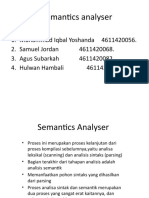 Semantics Analyser