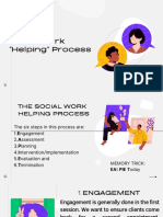 The Social Work "Helping" Process