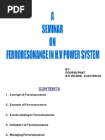 Presentation On Ferroresonance