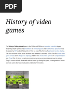 History of Video Games - Wikipedia