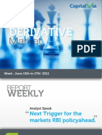Stock Futures and Options Reports for the Week (13th - 17th June '11)