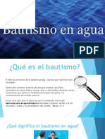 Bautismo en Agua