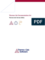 Thermo Calc Documentation Set