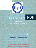 Charla Ley 16.744