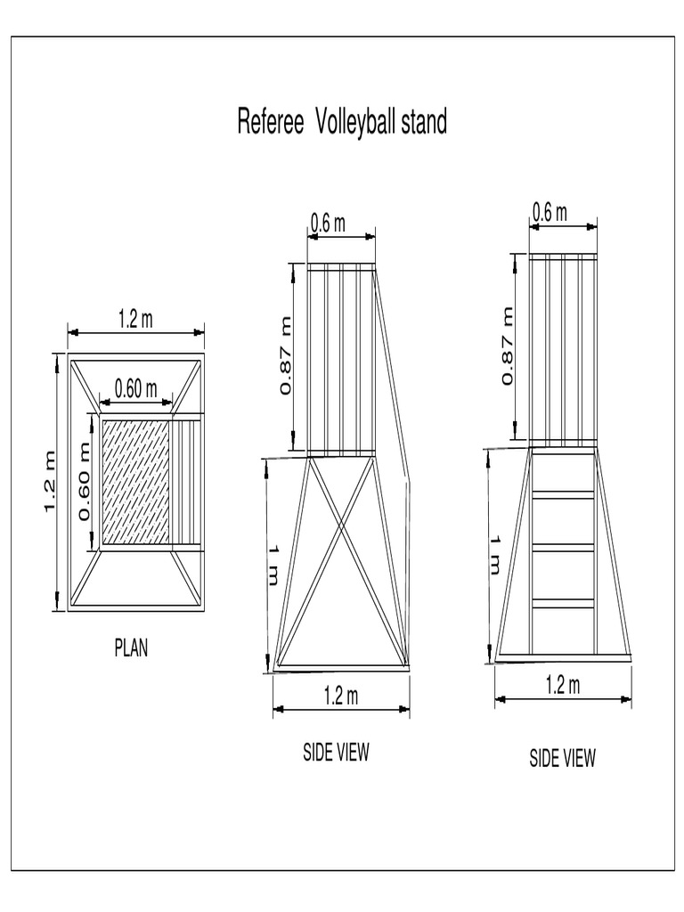 Referee Volleyball Stand | PDF
