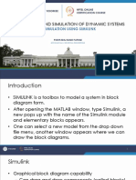 Modelling and Simulation of Dynamic Systems
