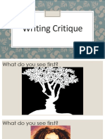 Writing Critique