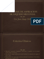 Sindrome de Aspiracion de Liquido Meconial: Ciro Juan Atauje Trillo