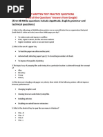 First 48 Mcqs Questions Include Apptitude, English Grammar and Technical Questions