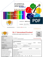 MFI Student Enrolment Form