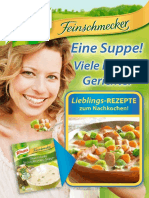 Knorr Feinschmeckersuppen Broschuere