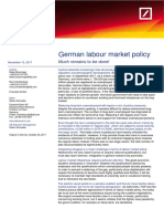 German Labour Market Policy