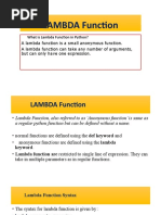 What Is Lambda Function in Python?