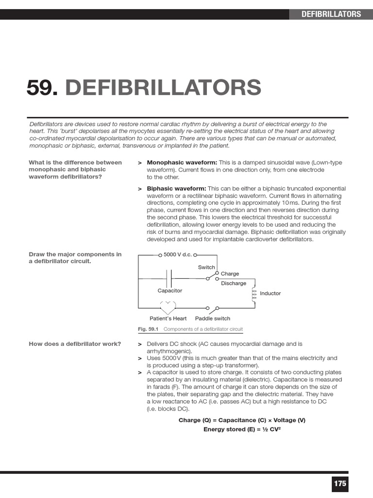 Defibrillators What Is The Difference Between Monophasic and Biphasic