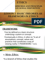 Ethics Frameworks and Principles