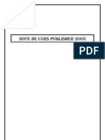 Note de Curs Publisher 2003