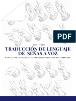 Manual para La Traducción de Lenguaje de Señas A Voz