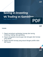 Saving Vs Investing Vs Trading Vs Gambling