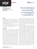 Aromaterapia in Pediatria