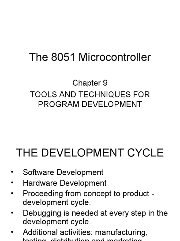 8051 Microcontroller Development Guide | PDF | Emulator | Office Equipment