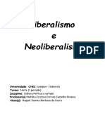 Liberalismo e Neoliberalismo