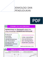 Epidemiologi Dan Kependudukan