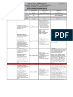 Jadwal Perancangan Arsitektur