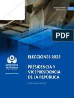 Elecciones 2022 - Defensoria Del Pueblo