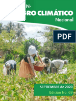 Boletin Agroclimatico Nacional Septiembre de 2020